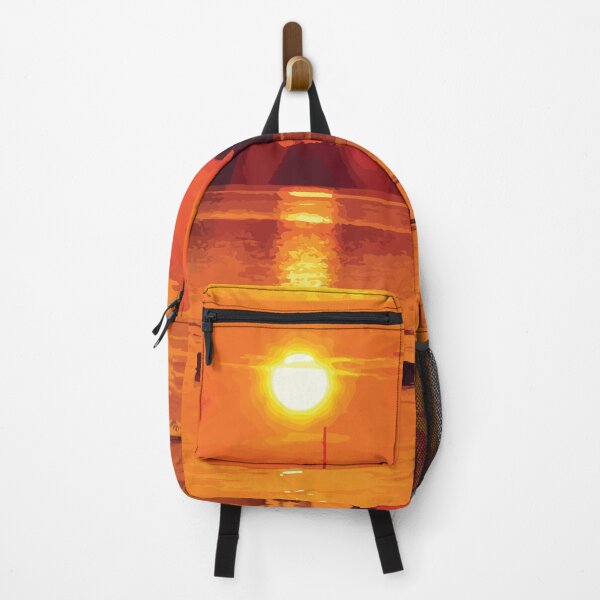 Item preview, Canoe Silhouettes Rowing at Fiery Sunset designed and sold by Arturo Daniel Garcia Palomo.