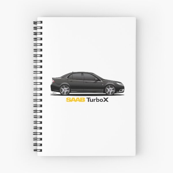 Item preview, Saab Turbo X Aero Illustration Black designed and sold by blackdogshop.