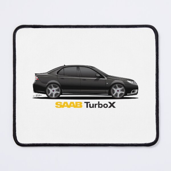 Item preview, Saab Turbo X Aero Illustration Black designed and sold by blackdogshop.