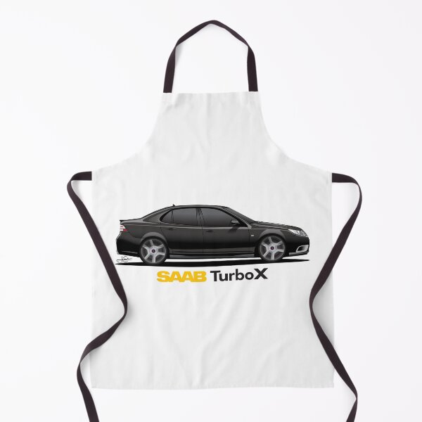Item preview, Saab Turbo X Aero Illustration Black designed and sold by blackdogshop.