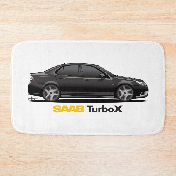 Item preview, Saab Turbo X Aero Illustration Black designed and sold by blackdogshop.