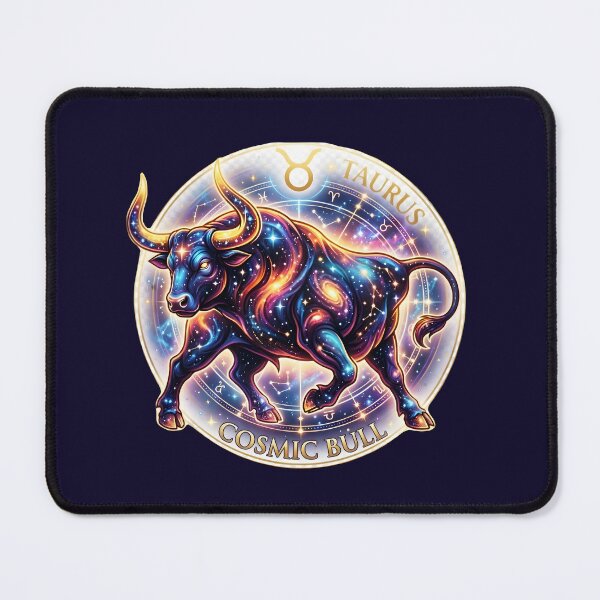 Item preview, Celestial Taurus Cosmic Bull Zodiac Astrology designed and sold by Dakson Design - Fantasy Art.