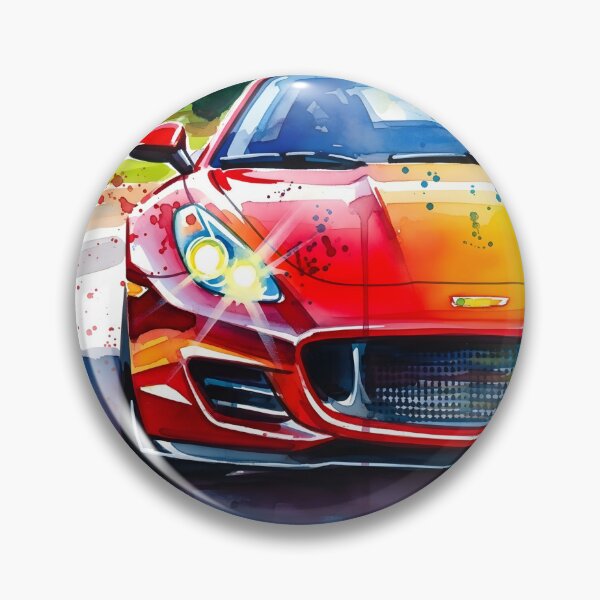 Item preview, Aston Martin Sports Car Watercolor Art Luxury British Supercar Illustration designed and sold by Motorline44.