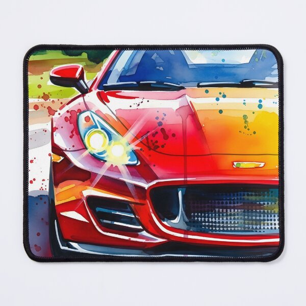 Item preview, Aston Martin Sports Car Watercolor Art Luxury British Supercar Illustration designed and sold by Motorline44.