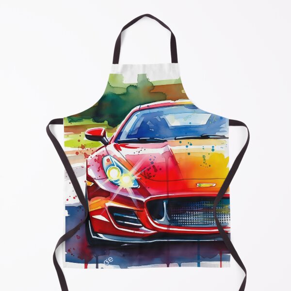 Item preview, Aston Martin Sports Car Watercolor Art Luxury British Supercar Illustration designed and sold by Motorline44.