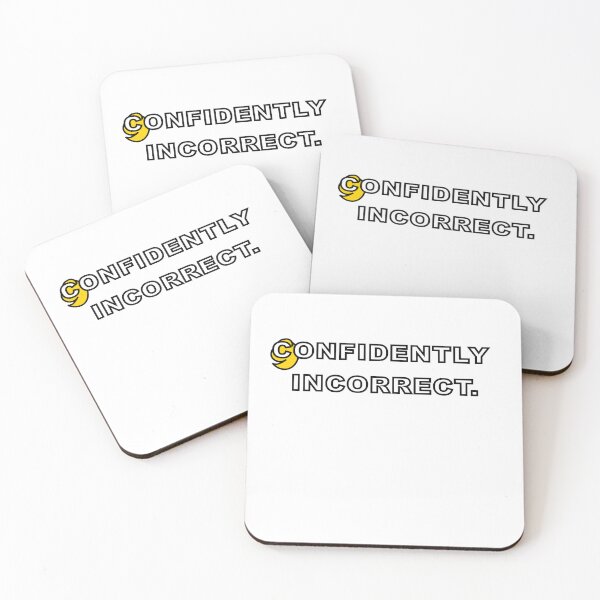 Item preview, Confidently Incorrect Funny Sarcastic Meme Sticker designed and sold by eyyow.