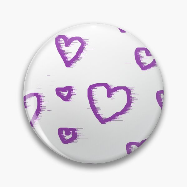 Item preview, Purple Blurred Heart Doodles designed and sold by TeaAndBooks36.