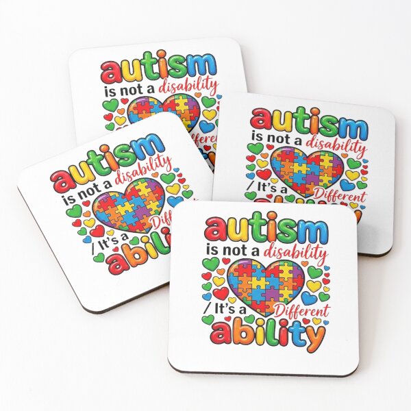 Item preview, Different Ability Awareness Heart designed and sold by Hikmoi.