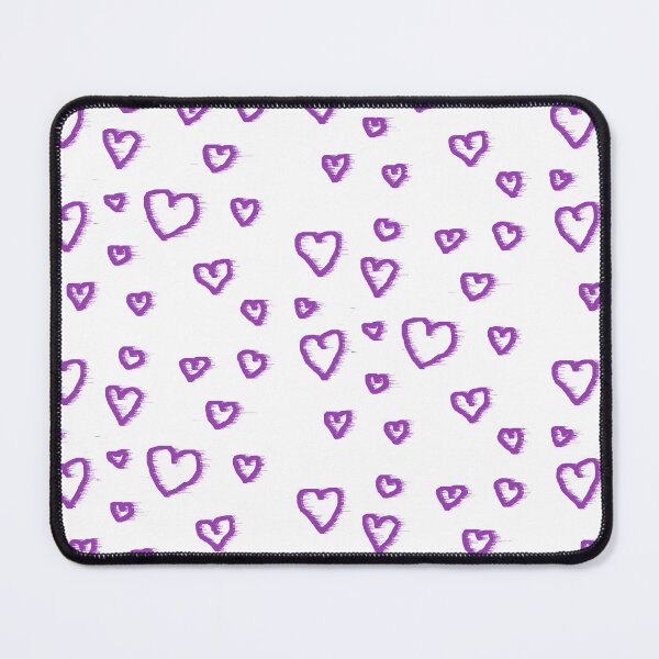 Item preview, Purple Blurred Heart Doodles designed and sold by TeaAndBooks36.