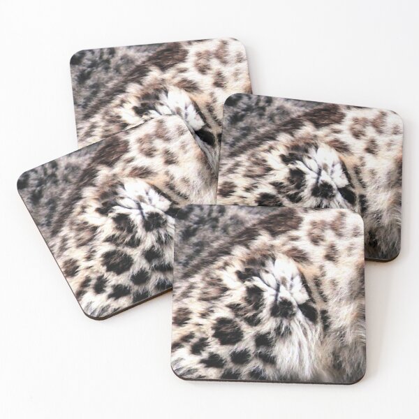 Item preview, Snow Leopard Abstract in Summer designed and sold by MoodyMuseArt.