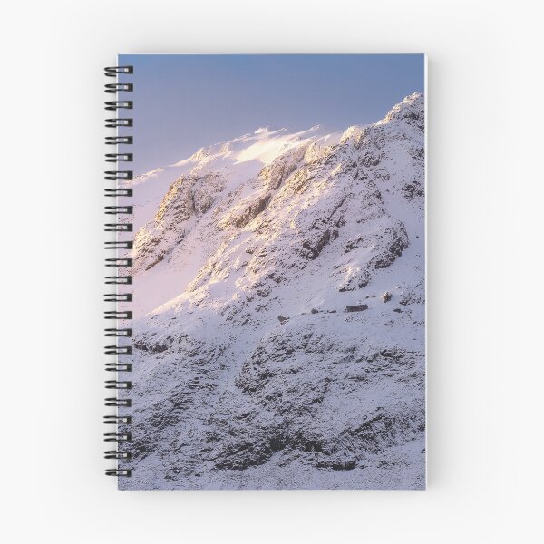 Item preview, Snow-covered mountain peak at sunrise Glencoe designed and sold by Sonny Vermeer.