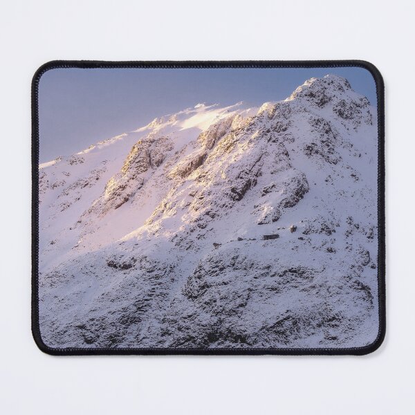 Item preview, Snow-covered mountain peak at sunrise Glencoe designed and sold by Sonny Vermeer.