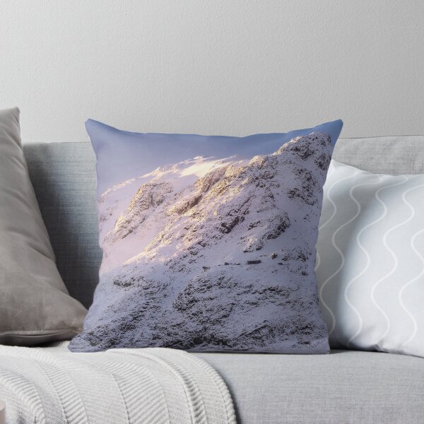 Item preview, Snow-covered mountain peak at sunrise Glencoe designed and sold by Sonny Vermeer.