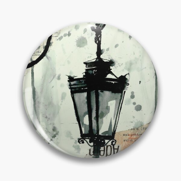 Item preview, Vintage Street Lamp Art Print – Gothic Urban Ink Illustration, Dark Aesthetic Wall Decor designed and sold by art2print.
