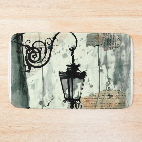 Item preview, Vintage Street Lamp Art Print – Gothic Urban Ink Illustration, Dark Aesthetic Wall Decor designed and sold by art2print.