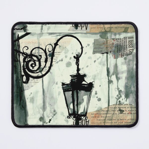 Item preview, Vintage Street Lamp Art Print – Gothic Urban Ink Illustration, Dark Aesthetic Wall Decor designed and sold by art2print.