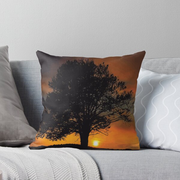 Item preview, Silhouetted Tree Against Vibrant Sunset Sky designed and sold by Arturo Daniel Garcia Palomo.