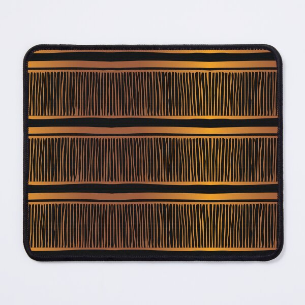 Item preview, Retro 20s Vintage Art Deco Hand sketched fringe stripes in black and gold designed and sold by Goddessart.