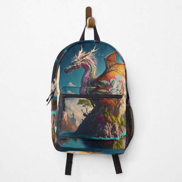 Item preview, Mythical Dragon Merging with Nature - Epic Fantasy Art in a Magical World Style designed and sold by Hipatye26.