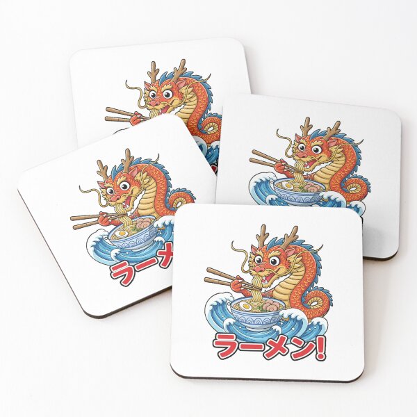 Item preview, Funny Dragon Eating Ramen. designed and sold by Giulivo Store Graphic.