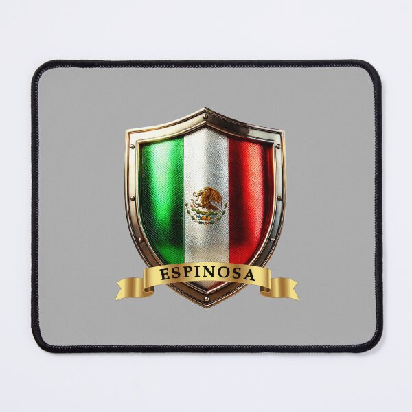 Item preview, Espinosa Mexico Surname Shield designed and sold by Highlandkings.