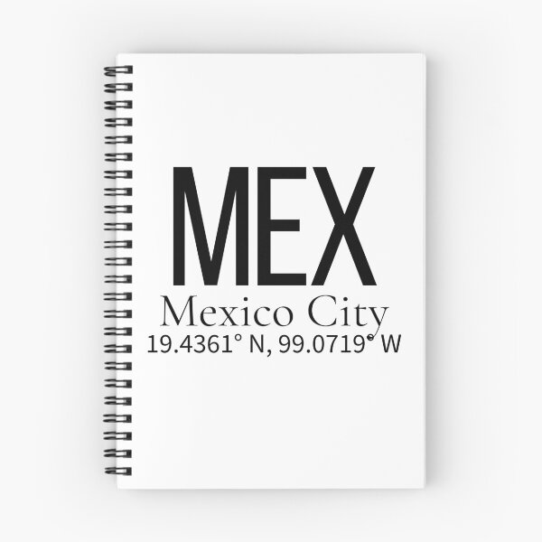 Item preview, MEX Mexico City Mexico Airport Code Minimalist Travel Sticker - Coordinates Art designed and sold by Sparkledust Creations.