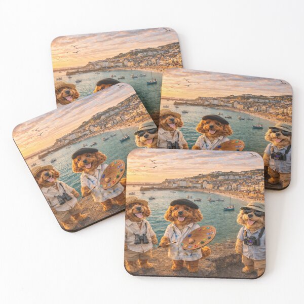 Item preview, St Ives Cornwall Cockapoo Seaside Art designed and sold by Cockapoo Society.