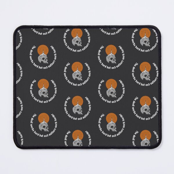 Item preview, The devil works hard but Ao3 authors work harder designed and sold by Belladonnareads.