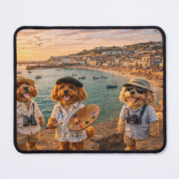 Item preview, St Ives Cornwall Cockapoo Seaside Art designed and sold by Cockapoo Society.