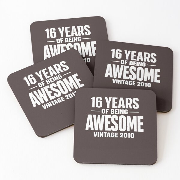 Item preview, 16 years of being awesome vintage 2010 designed and sold by faridman.