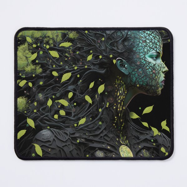 Item preview, Mystical Being of Nature - Fantastic Art that Unites Humanoid Being with Arboreal Elements designed and sold by Hipatye26.