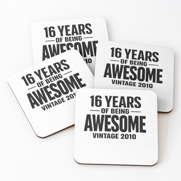 Item preview, 16 years of being awesome vintage 2010 designed and sold by faridman.