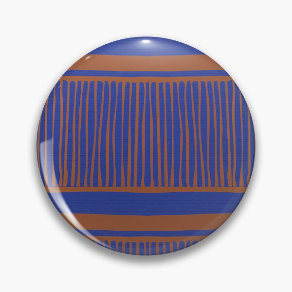Item preview, Retro 20s Vintage Art Deco Hand sketched fringe stripes in blue and gold designed and sold by Goddessart.