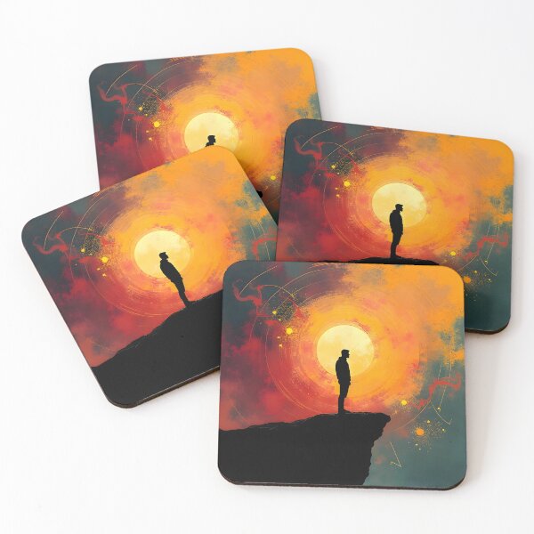 Item preview, Emotional Silhouette at Sunset Cliff designed and sold by designscreators.