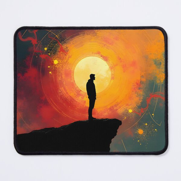 Item preview, Emotional Silhouette at Sunset Cliff designed and sold by designscreators.
