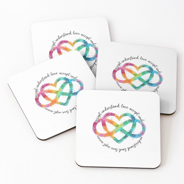 Item preview, Watercolor Infinity Heart Neurodiversity Pride designed and sold by Hikmoi.