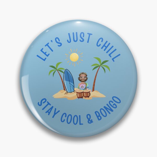 Item preview, Retro Tropical Bongo Player Surf Island - Stay Cool and Chill Graphic designed and sold by Rhythm Thru Art .