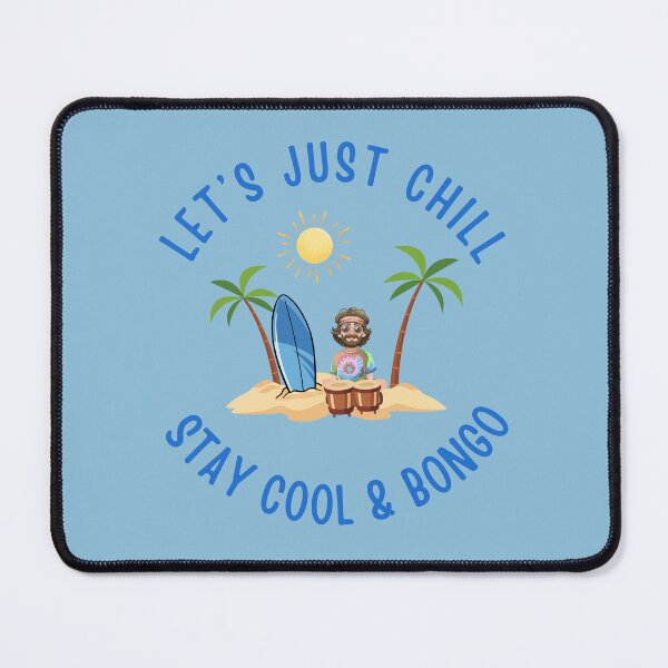Item preview, Retro Tropical Bongo Player Surf Island - Stay Cool and Chill Graphic designed and sold by Rhythm Thru Art .