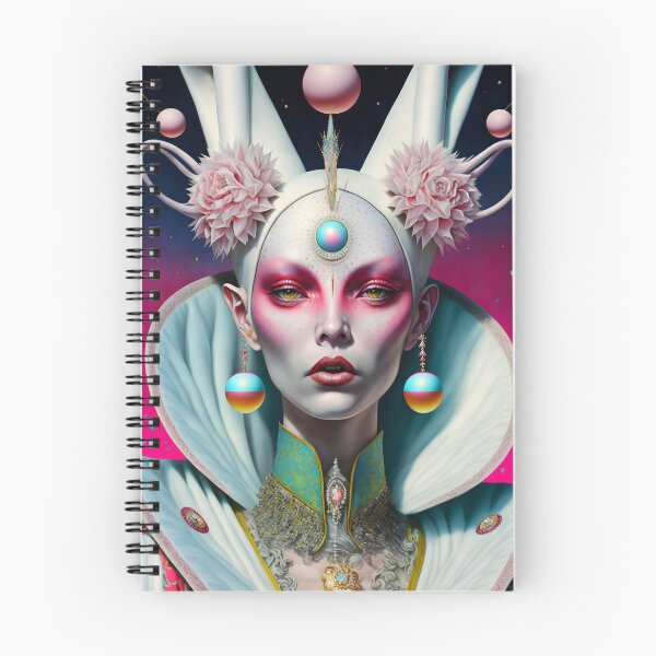 Item preview, Fantastic Being of Cosmic and Baroque Style - Surrealist Art with Intergalactic Aesthetics designed and sold by Hipatye26.