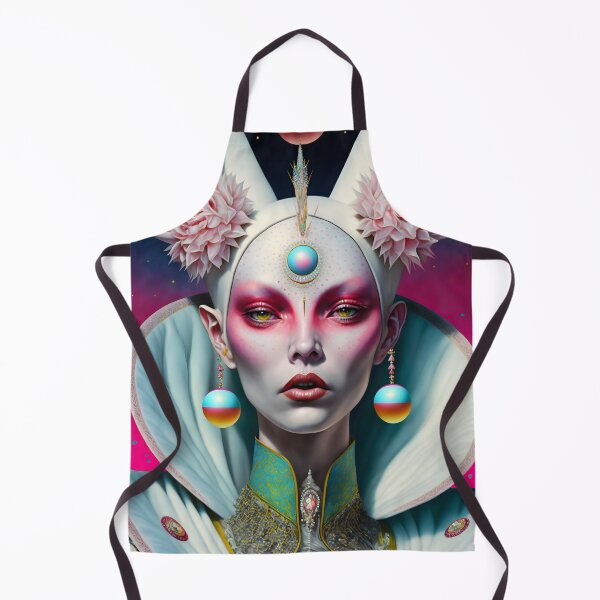 Item preview, Fantastic Being of Cosmic and Baroque Style - Surrealist Art with Intergalactic Aesthetics designed and sold by Hipatye26.