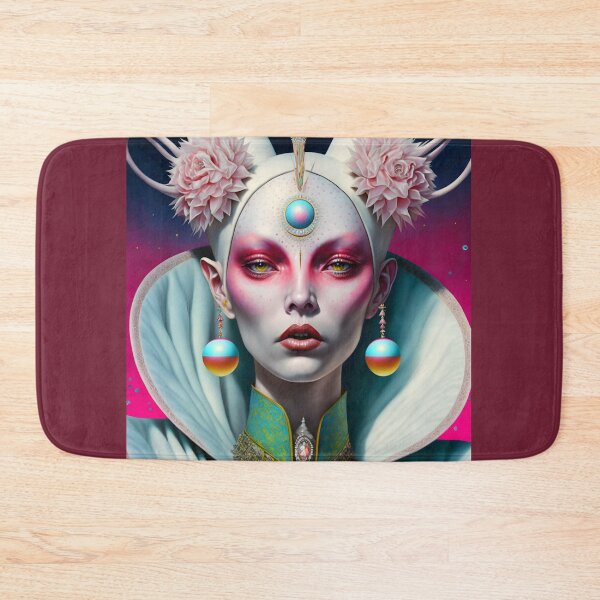 Item preview, Fantastic Being of Cosmic and Baroque Style - Surrealist Art with Intergalactic Aesthetics designed and sold by Hipatye26.
