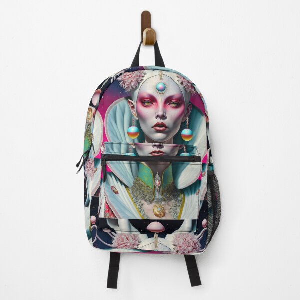 Item preview, Fantastic Being of Cosmic and Baroque Style - Surrealist Art with Intergalactic Aesthetics designed and sold by Hipatye26.