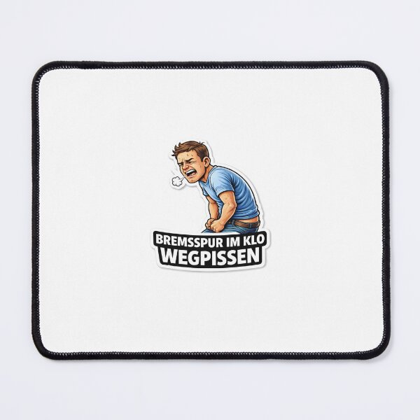 Item preview, Pissing away skid marks in the toilet designed and sold by BloeHoerBaekAut Sticker .