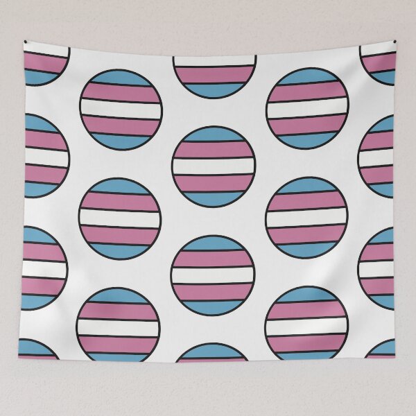 Item preview, Trans Flag Roundel – Transgender Pride Gift designed and sold by BearLoveDesign.
