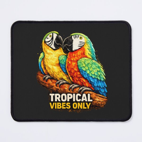 Item preview, Tropical Vibes Only Parrot Shirt – Colorful Macaw Birds Tropical Wildlife Graphic Tee designed and sold by Irysek.