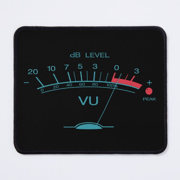 Item preview, Vintage Volume VU Meter Blue Retro Recording Studio Gear designed and sold by blueversion.