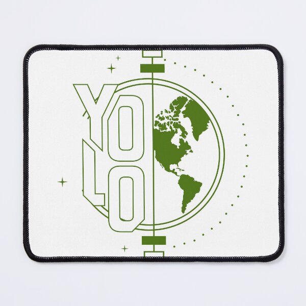 Item preview, YOLO... world compass (green) designed and sold by CHASAcreative.