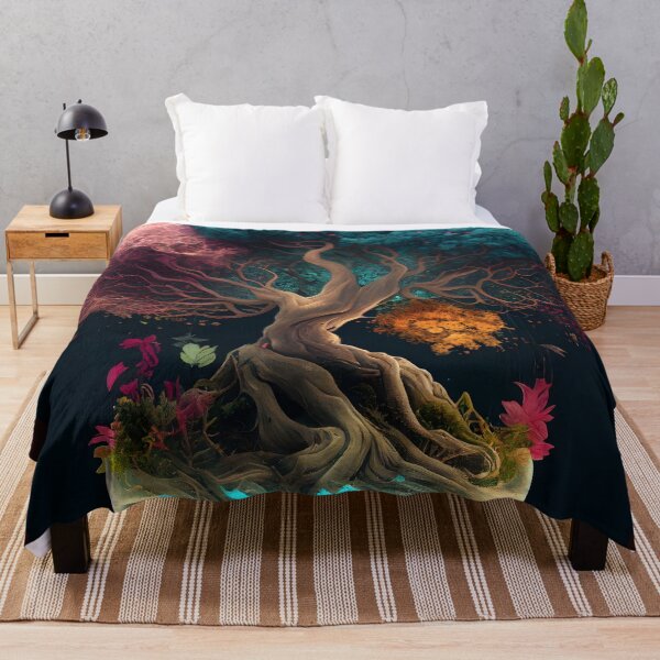 Item preview, Mythical Tree in a Transparent Sphere - Fantastic Art that Unites Nature and Magical Elements designed and sold by Hipatye26.
