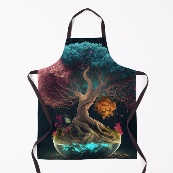Item preview, Mythical Tree in a Transparent Sphere - Fantastic Art that Unites Nature and Magical Elements designed and sold by Hipatye26.
