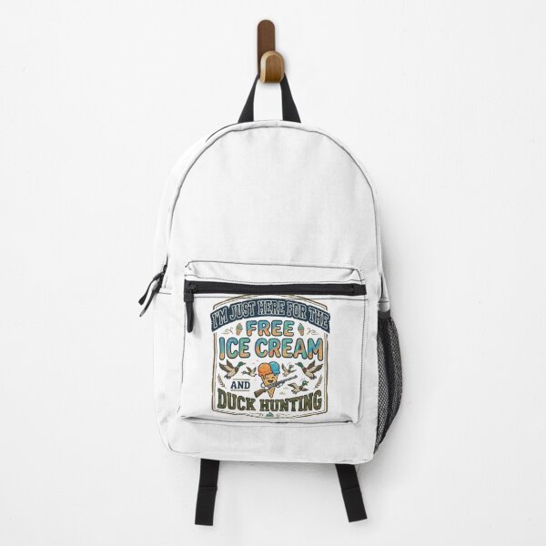 Item preview, Funny Duck Hunting and Free Ice Cream Retro Outdoorsman Graphic designed and sold by Wear Sculpt.